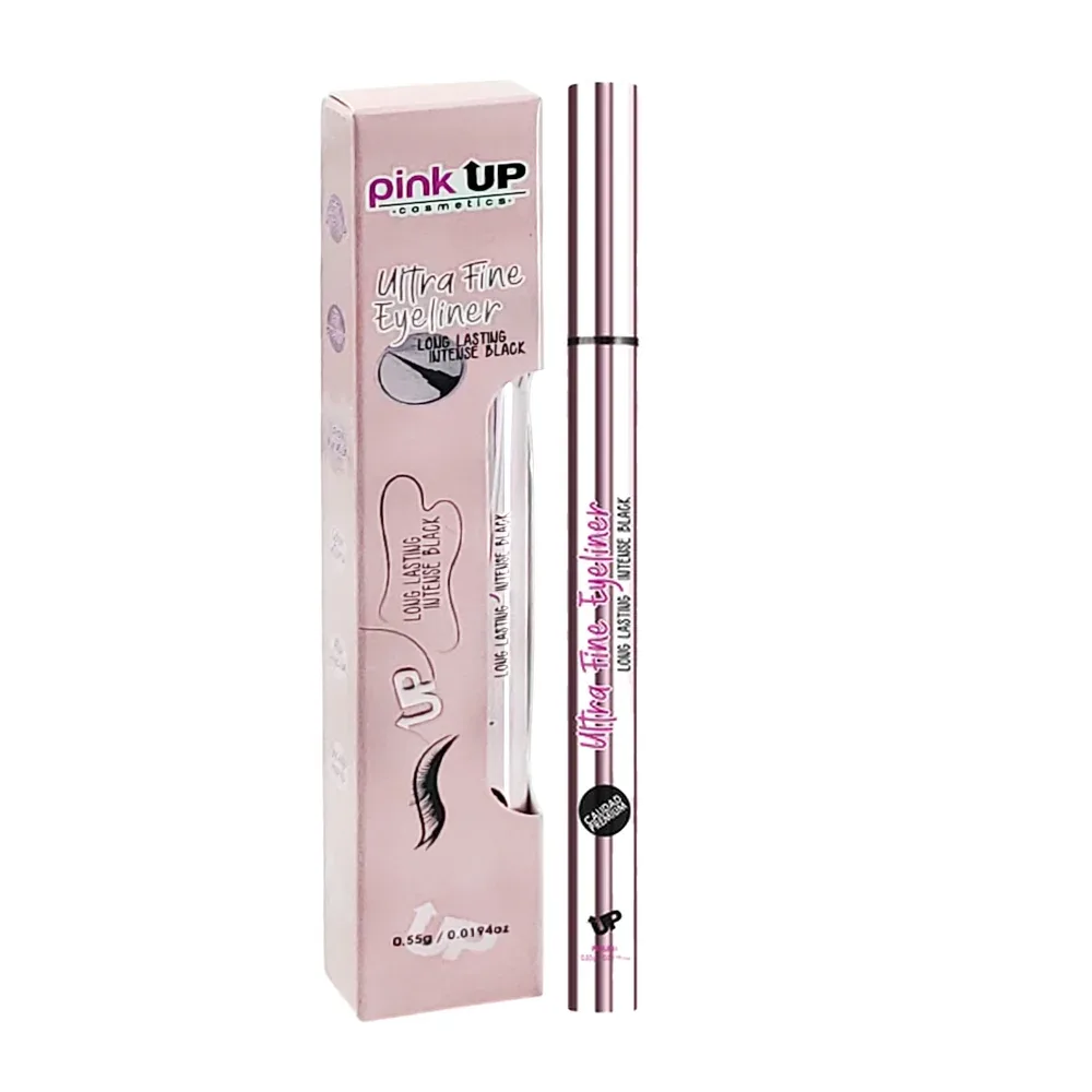 Delineador pin up ultra fino de punta pincel en color negro 0.55g / pkmfe01