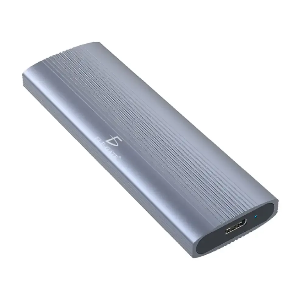 Gabinete con cable adaptador para discos duros m.2 nvme y ngff con velocidad de 10gbps