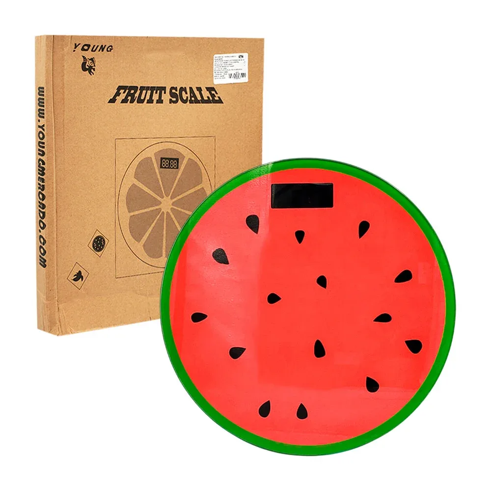 Báscula digital Young personal con capacidad de 180kg con diseño de fruta