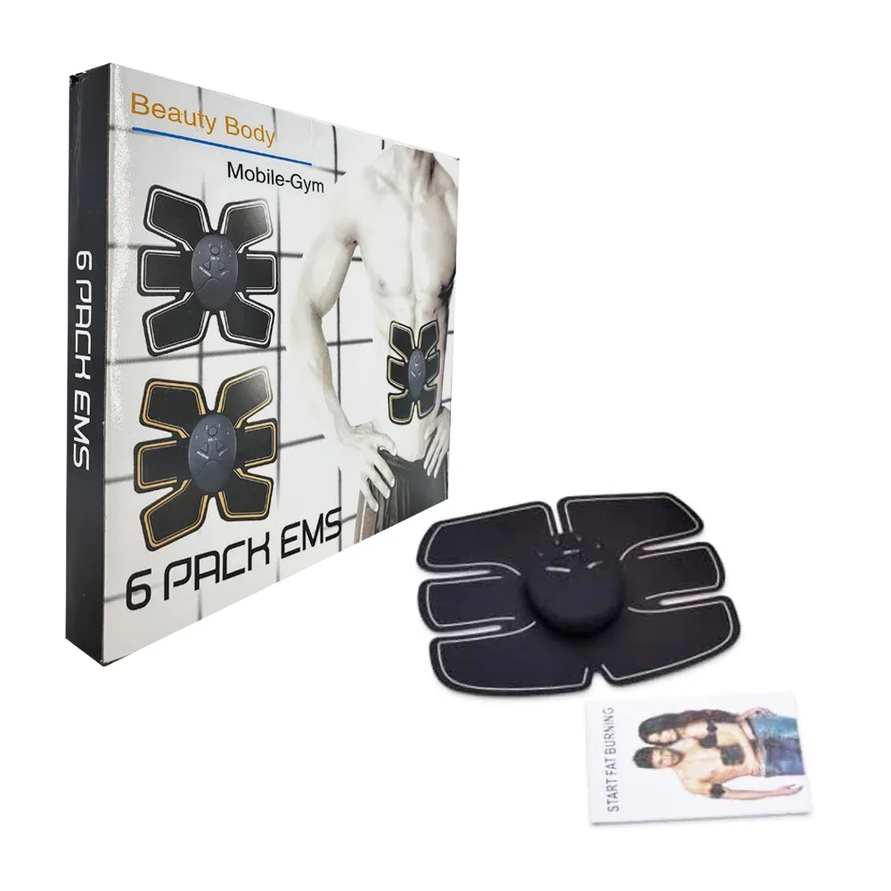 Estimulador muscular - parche adhesivo de entrenamiento abdominal de hidrogel con 4 intensidades / beauty body / 10260 / inn-js-400