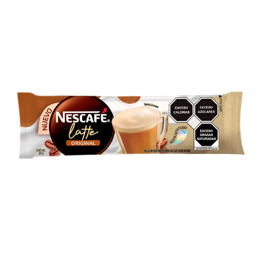 1pz sobre de café nescafe latte original, 20g / 117944