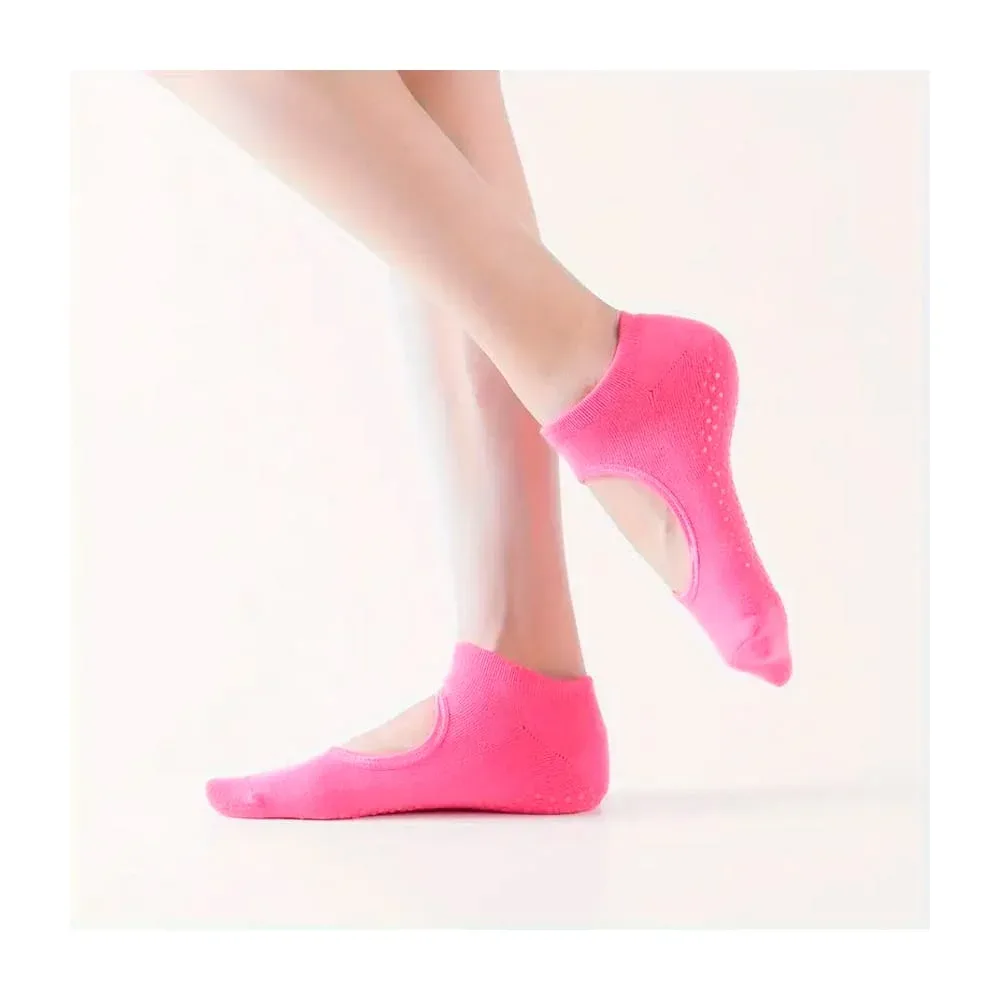 Calcetines unisex transpirables y antideslizantes para yoga, variedad de colores / 127034