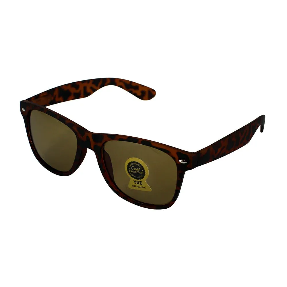 1pza Lentes de sol para dama con diseño en color carey 3001-3-carre