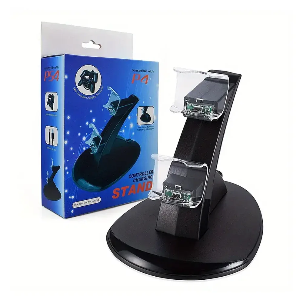 Cargador doble compatible con controles de ps4 / stand 17663-0016