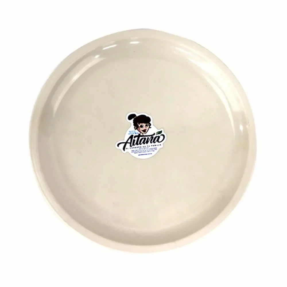 Plato aitana extendido beige 8.5cm ait-007b