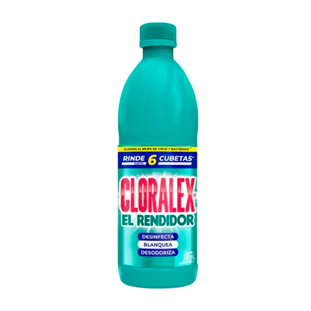 1pza cloro cloralex clásico original, 500ml / 00608