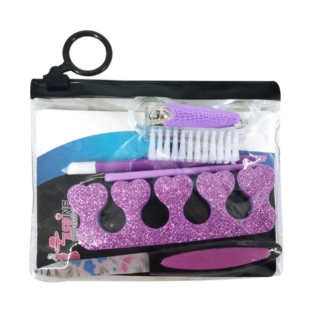 Kit de manicure con 6 accesorios / esbine / fashion / rose-7 / t207-407ak