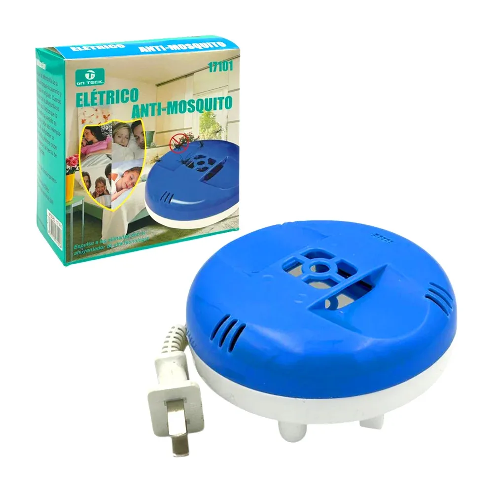 Dispositivo redondo eléctrico antimosquitos con diseño de ventilación y extensión retráctil / on teck / 17101