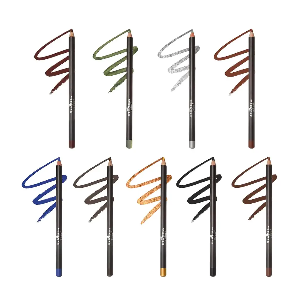 1pza lápiz delineador para ojos italia deluxe de punta fina, 1.5g, variedad de tonos
