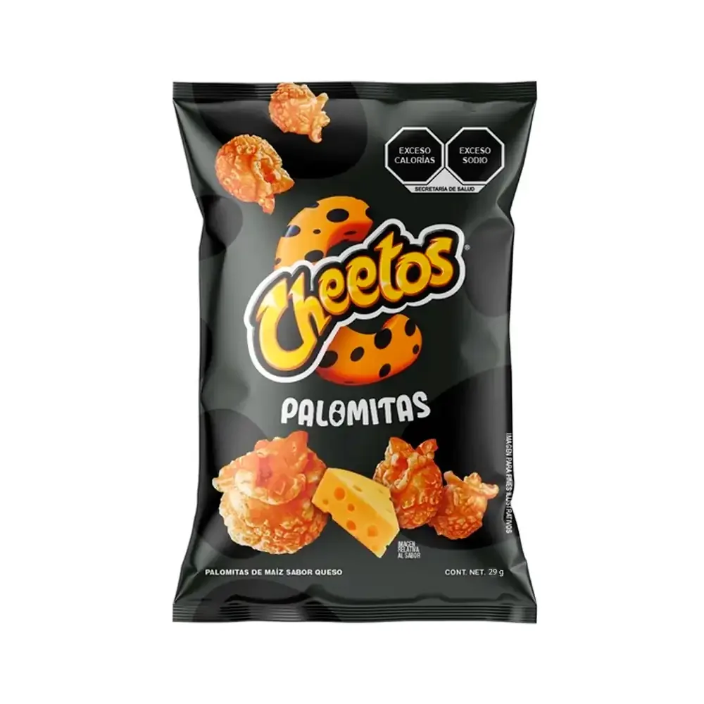 1pz Bolsa de cheetos palomitas sabor queso, 29g / 155343