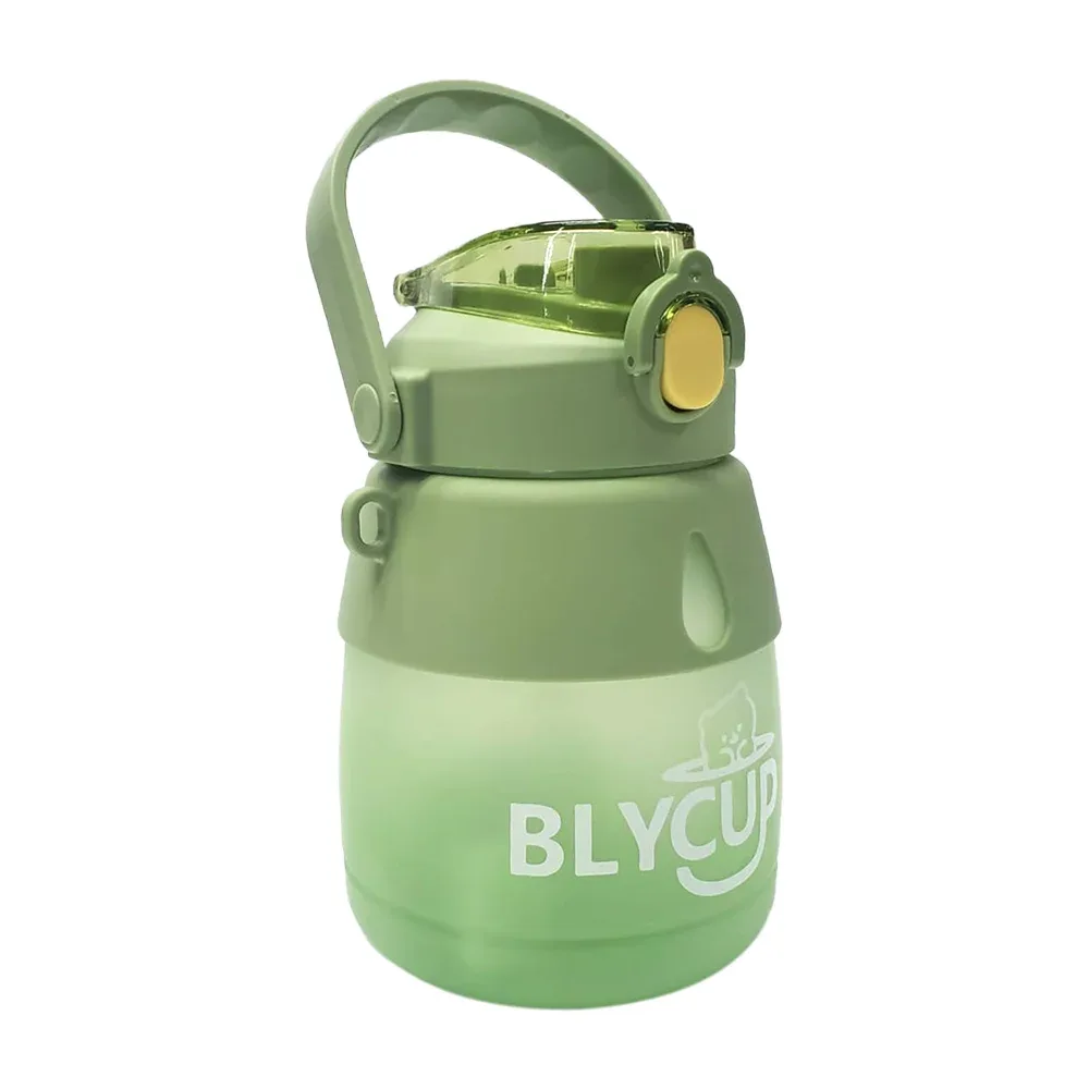 Botella de agua blycup con popote y capacidad para 1200ml, variedad de colores / bly-6908