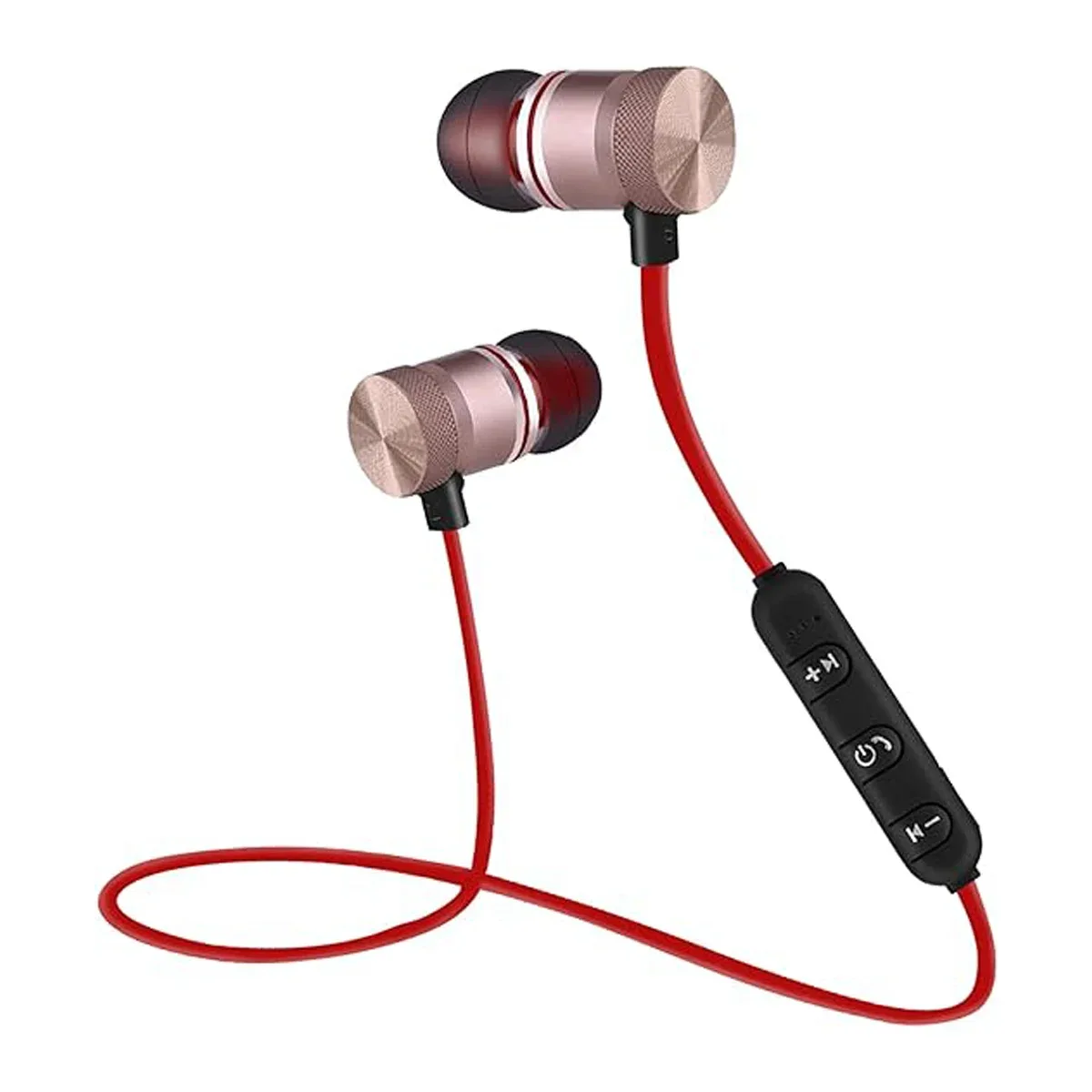Audífonos deportivos bicolor, con control de volumen y almohadillas ergonómicas / on teck / 01326