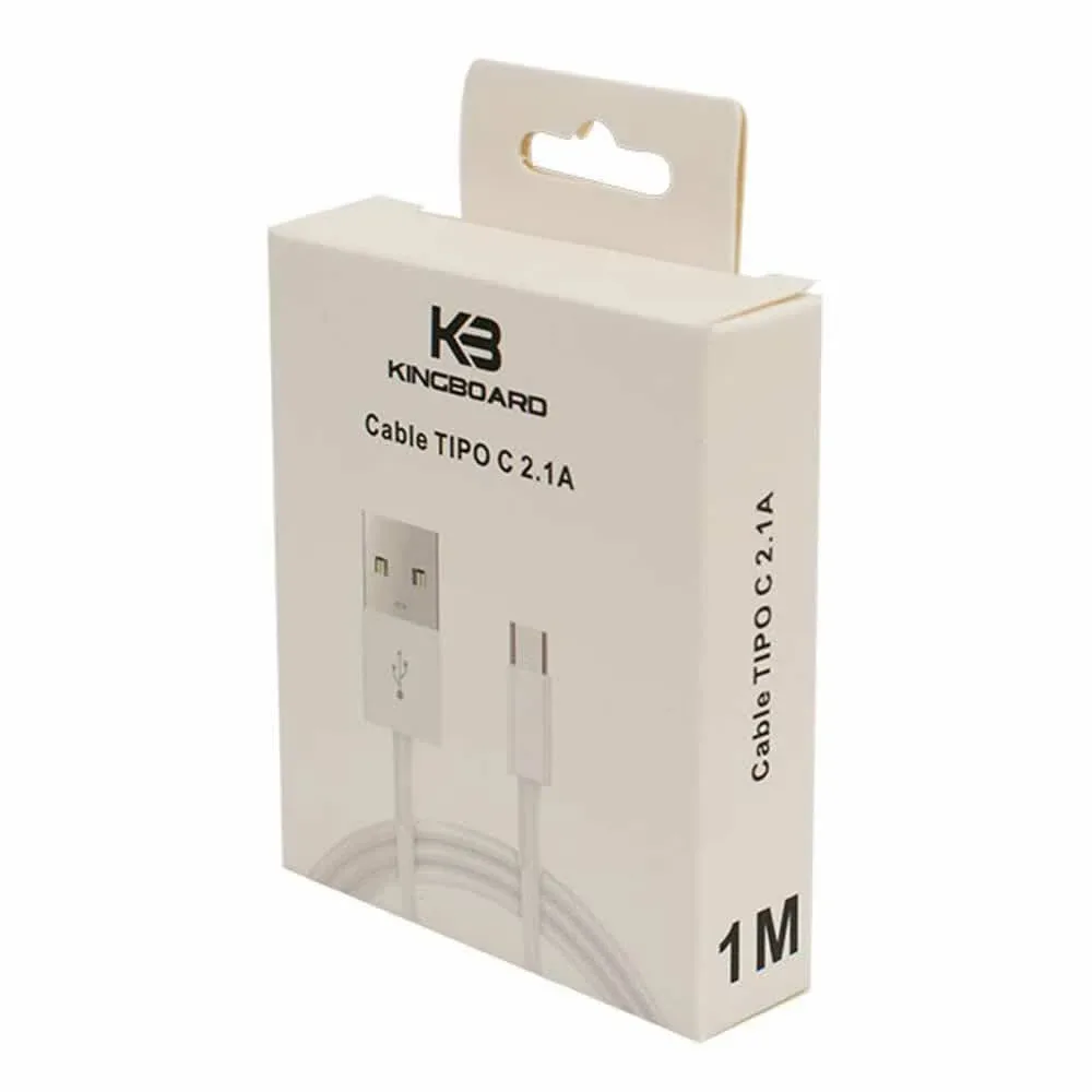 Cable usb a tipo c 1m 2.1a kb-tipoc-1719