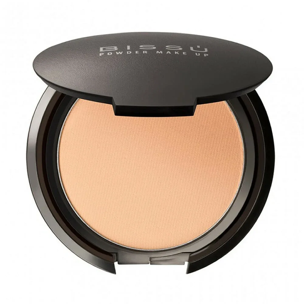 Maquillaje compacto bissú 8g en tono 07-caramel para rostro