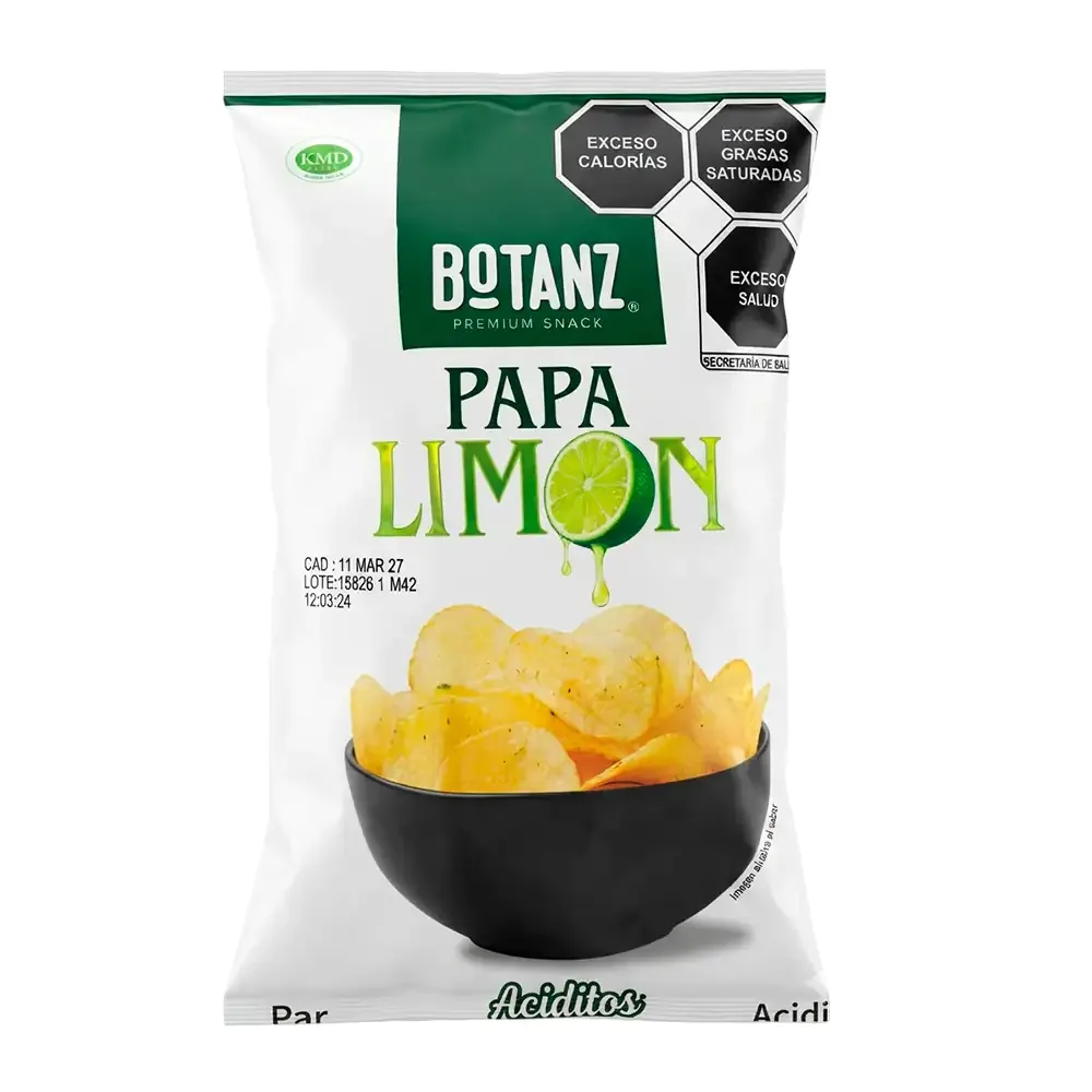 1pz bolsa botanz papa limón aciditas, 40g / 931592