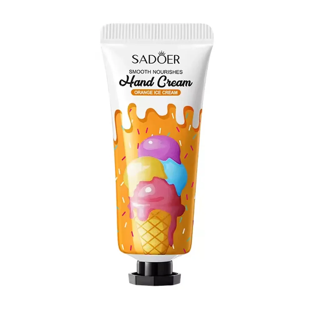 Mini crema hidratante sadoer con extracto de naranja y helado para manos, 20g