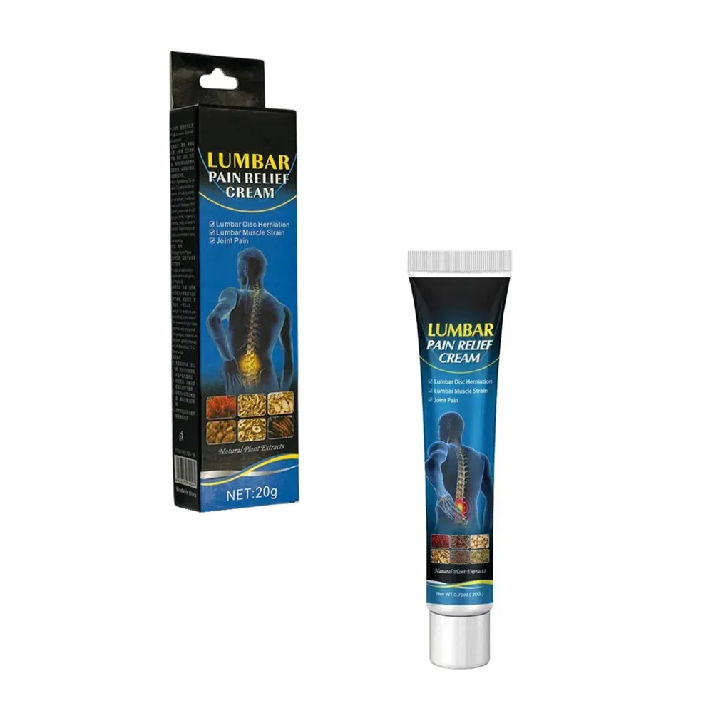 Crema con extracto de plantas naturales para aliviar el dolor lumbar, 20g / gs-372