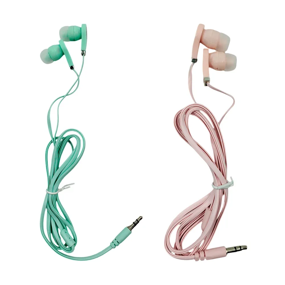 Audífonos alámbricos fx music con almohadillas de silicona, y entrada auxliar, variedad de colores / ear-886