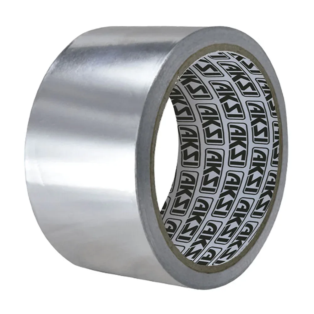 Cinta adhesiva aksi de aluminio multiusos con 10 metros y 4.8cm de ancho / 109061