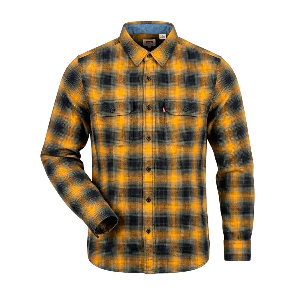 Camisa levis original de franela, clásica con 2 bolsillos, variedad de tallas
