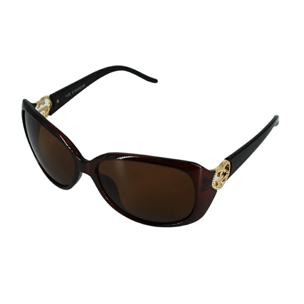 1pza Lentes finos con diseño de corazones en varillas para dama / 3531dama-fif