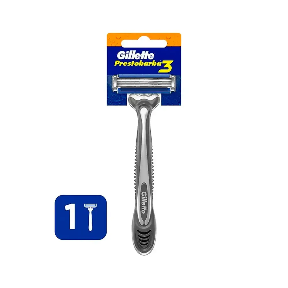 1pza Rastrillo gillette prestobarba de 3 hojas / gillette.3