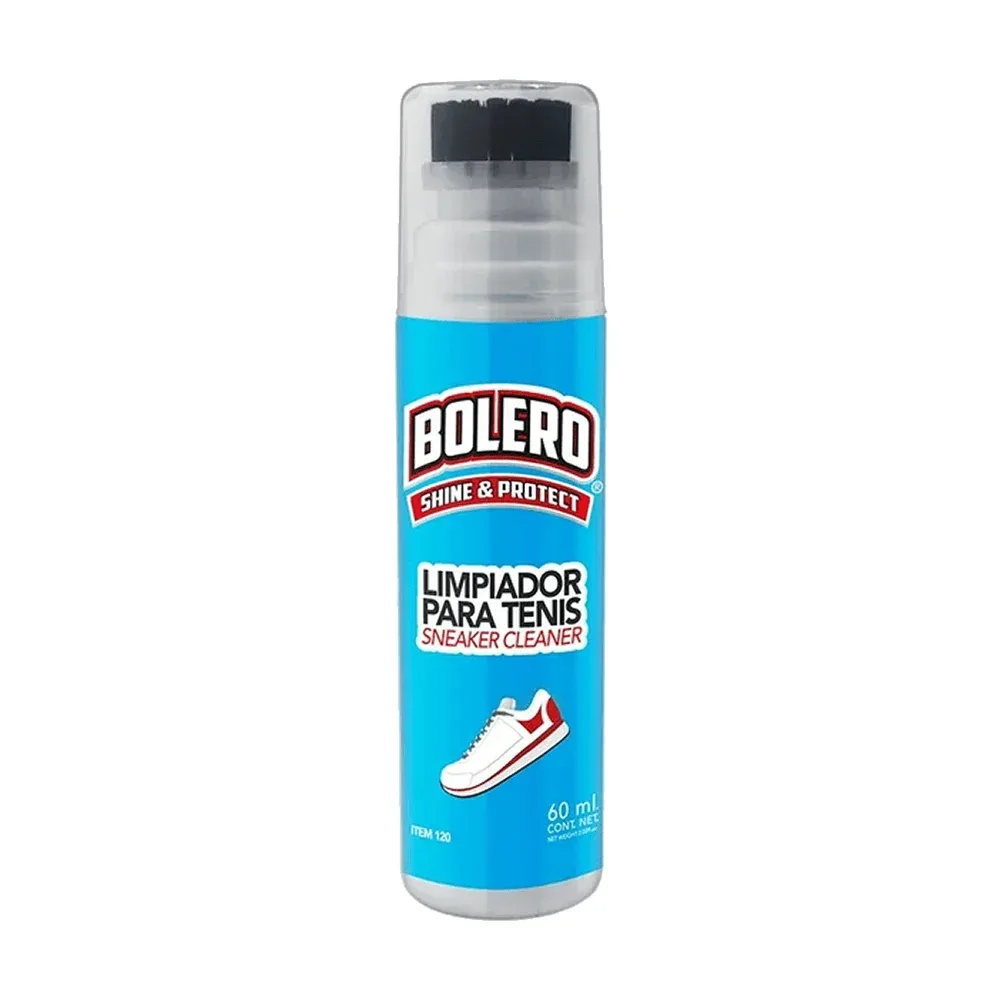 Cepillo limpiador bolero para tenis 60ml / 120 / b0120
