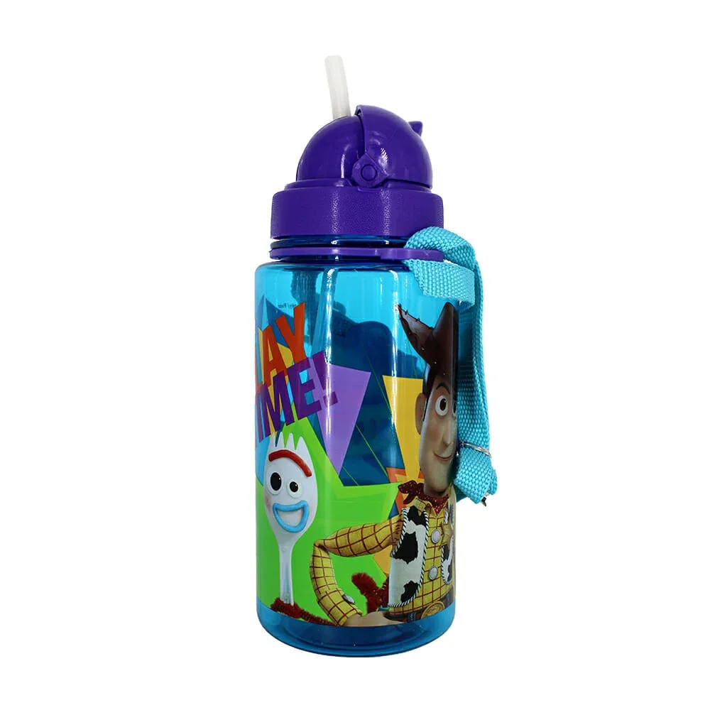 Botella con diseño personajes toy story + correa ss-6767