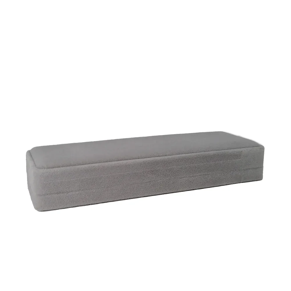 Caja estuche de terciopelo para collares de joyería, variedad de colores 5.5x21.5cm