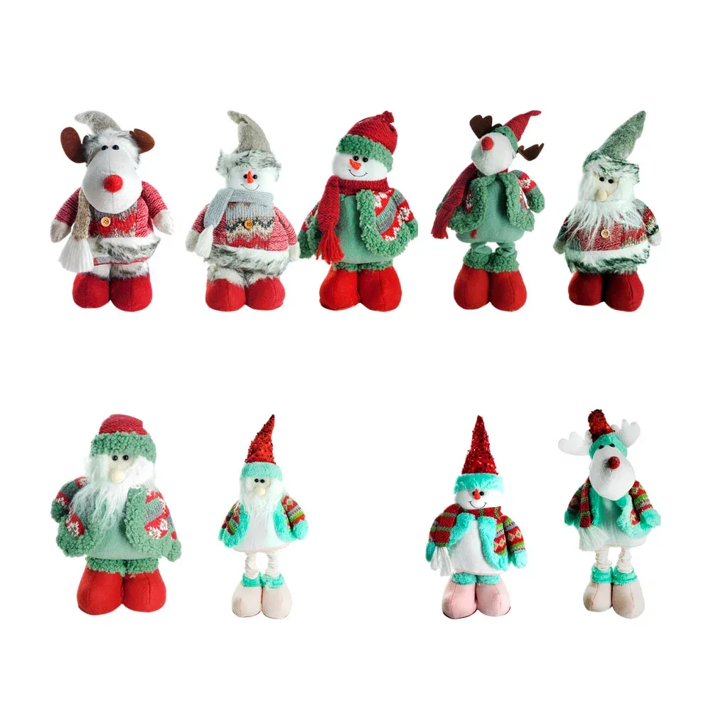 Figura decorativa navideña estirable de 34cm a 54cm aprox, variedad / 692590