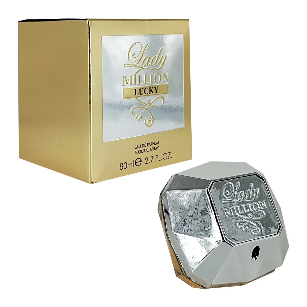Perfume lady million lucky en spray con fragancia para dama 80ml / eau de parfum / b478-4