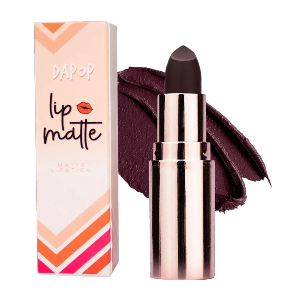1pza Labial efecto mate en tono brunette, 3.5g / dapop / lip matte / hb101456