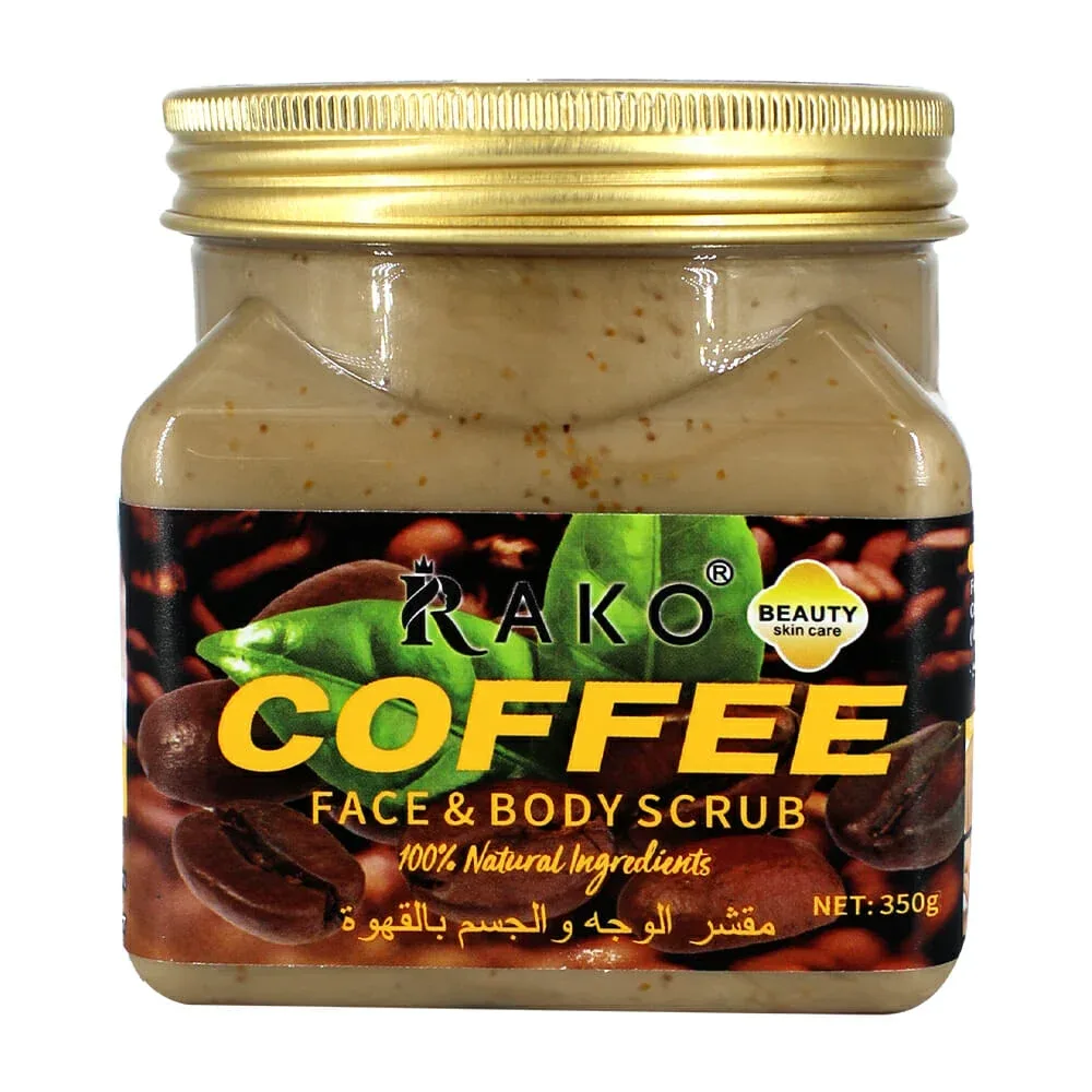 Exfoliante corporal rako con extracto de café 350g / rk1032