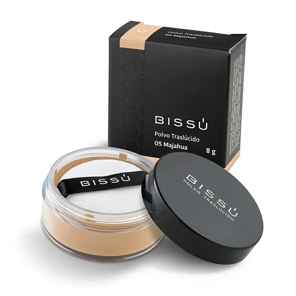 Polvo traslúcido bissú 8g en tono 05-majahua para rostro