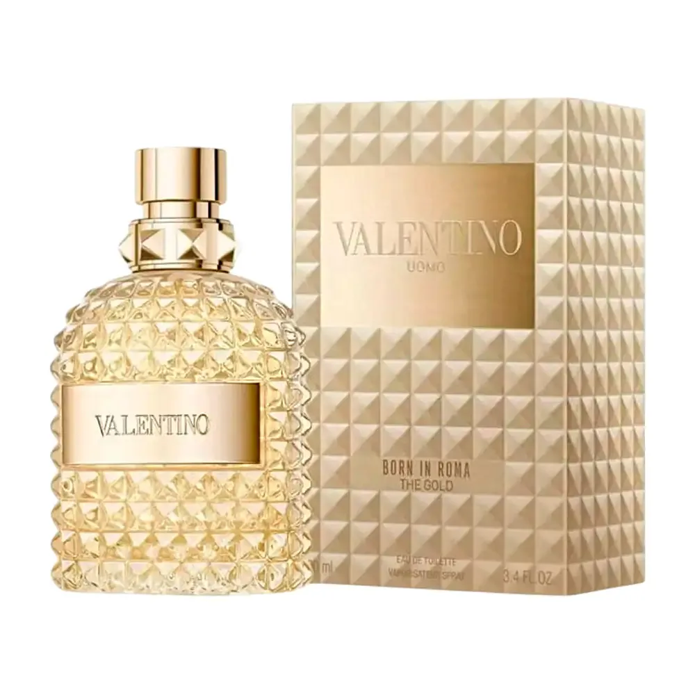 Perfume valentino born in roma the gold en spray con fragancia para hombre 100ml