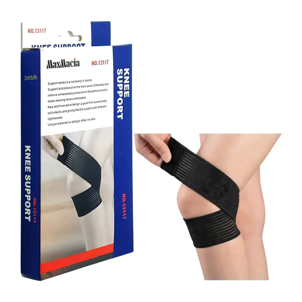 Banda elástica ortopédica para rodilla, ajustable con velcro / knee support