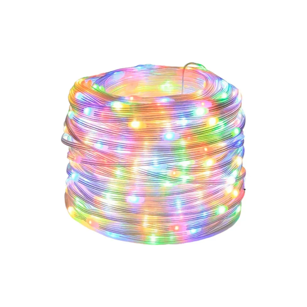 Cadena de luces led rgb de 10 metros con control y bluetooth / led.84