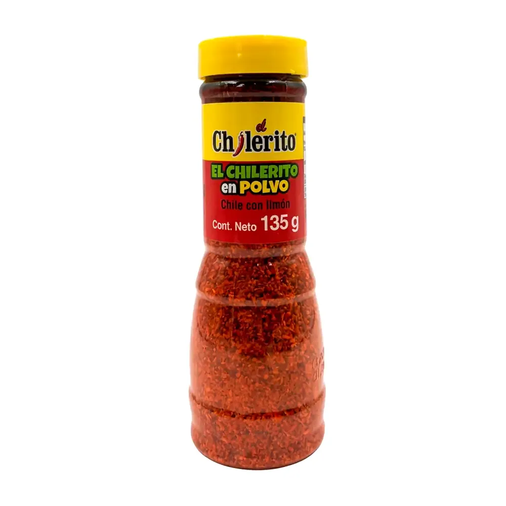 Botella chilerito, chile en polvo con limón 135g / 010138