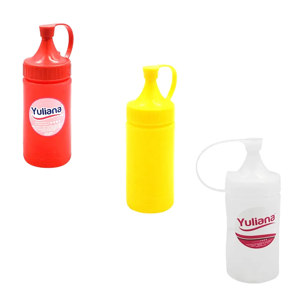 Contenedor para aderezo, de plástico, para ketchup, mostaza o mayonesa / 4oz