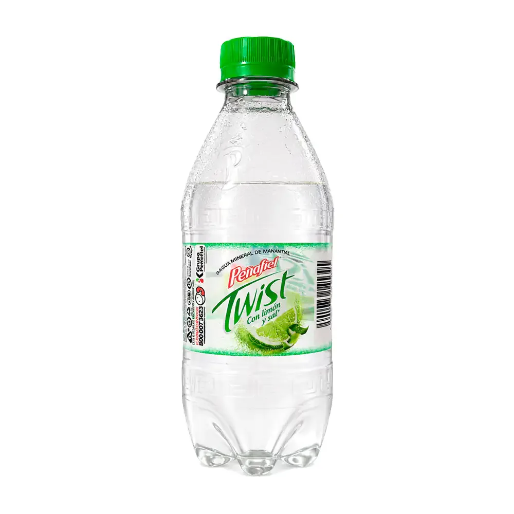 Agua mineral peñafiel twist con limón y sal, 355ml / 845305