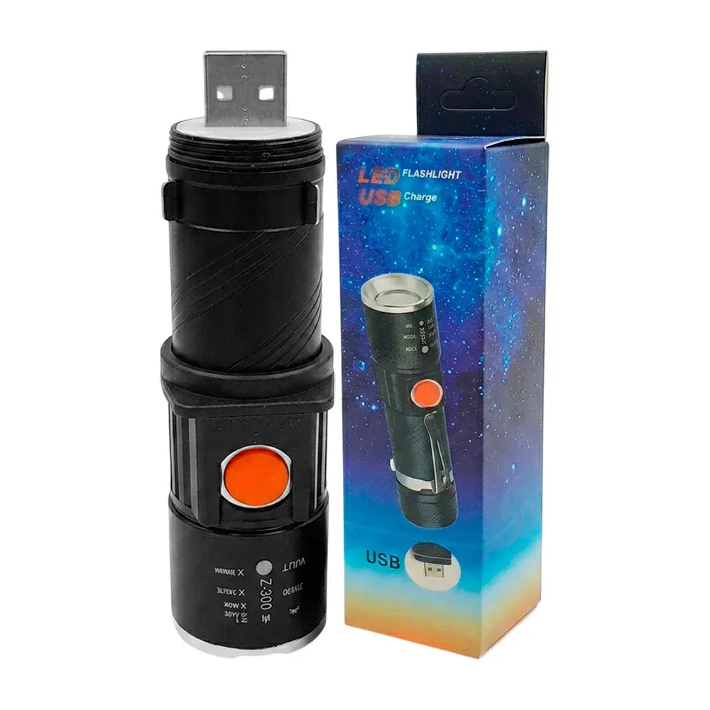 Lámpara led recargable por usb, con ángulo de luz ajustable / 10088