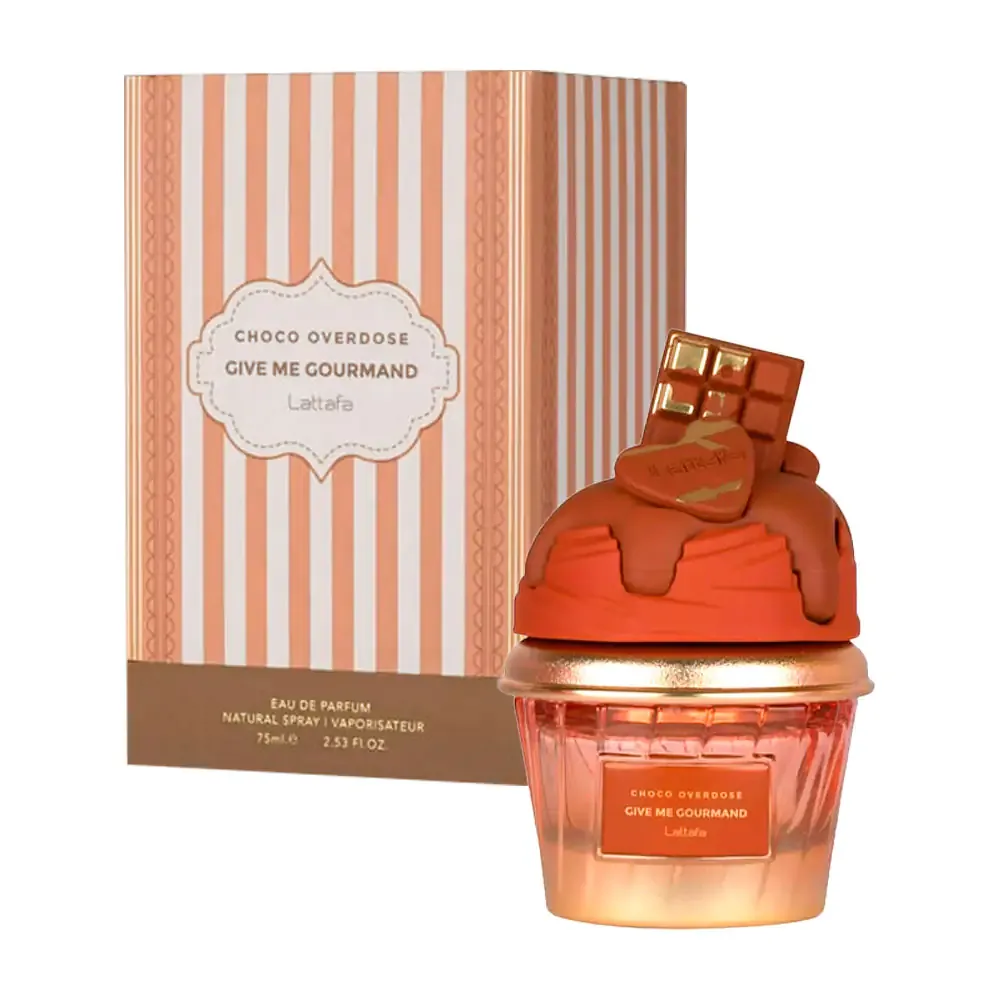 Perfume choco overdose lattafa en spray con fragancia para dama, 75ml / 349679