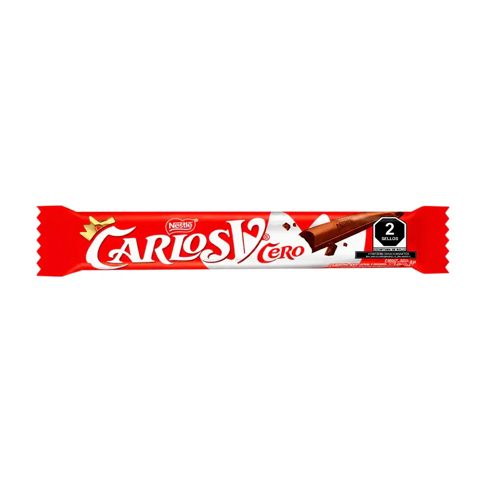 1pz chocolate carlos v stick sin azúcar cero, 8g / 645418
