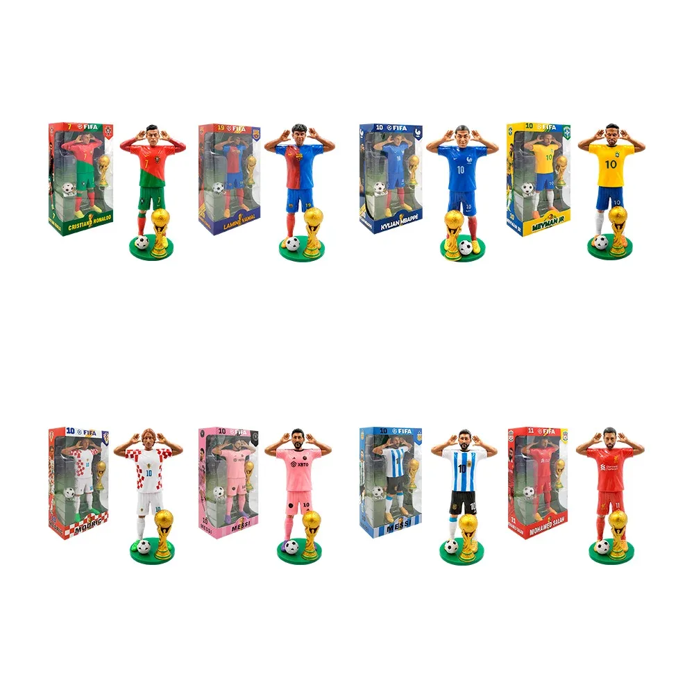 Figura coleccionable muñeco 25cm con base y accesorios, variedad de modelos