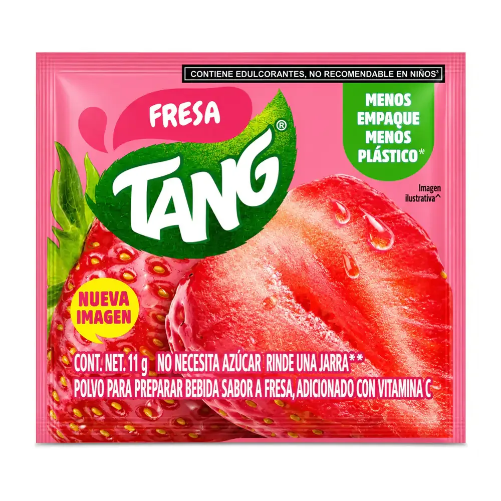 1pz Sobre de tang sabor fresa de 11g / 841941