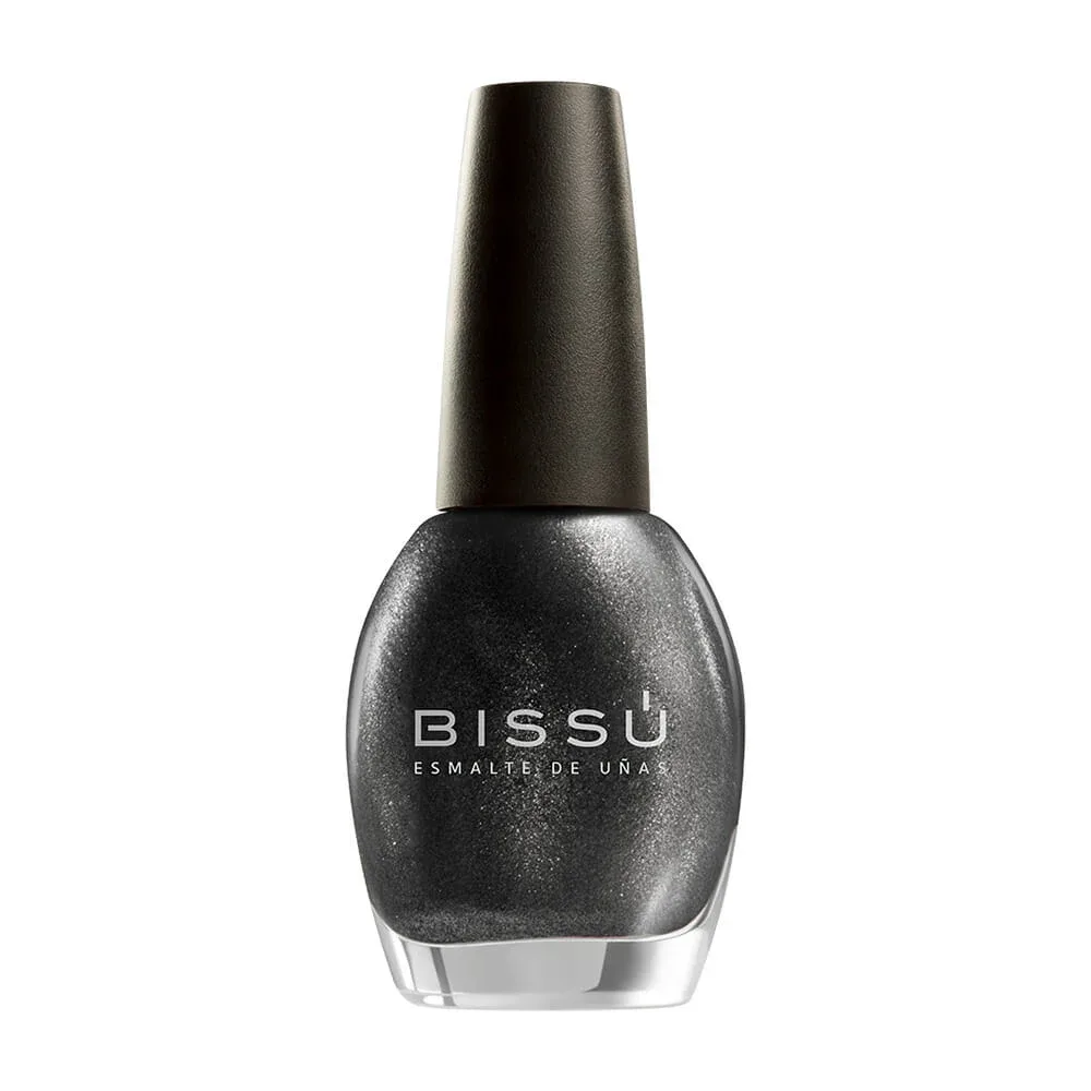 1pza Esmalte bissú para uñas, tono 153 diamante negro 15ml / b004593