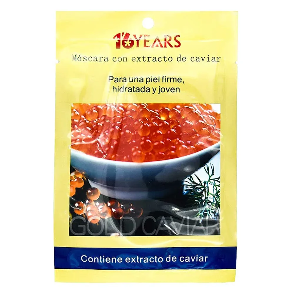 1pza Mascarilla facial, con extracto de caviar 25ml / 16y-05