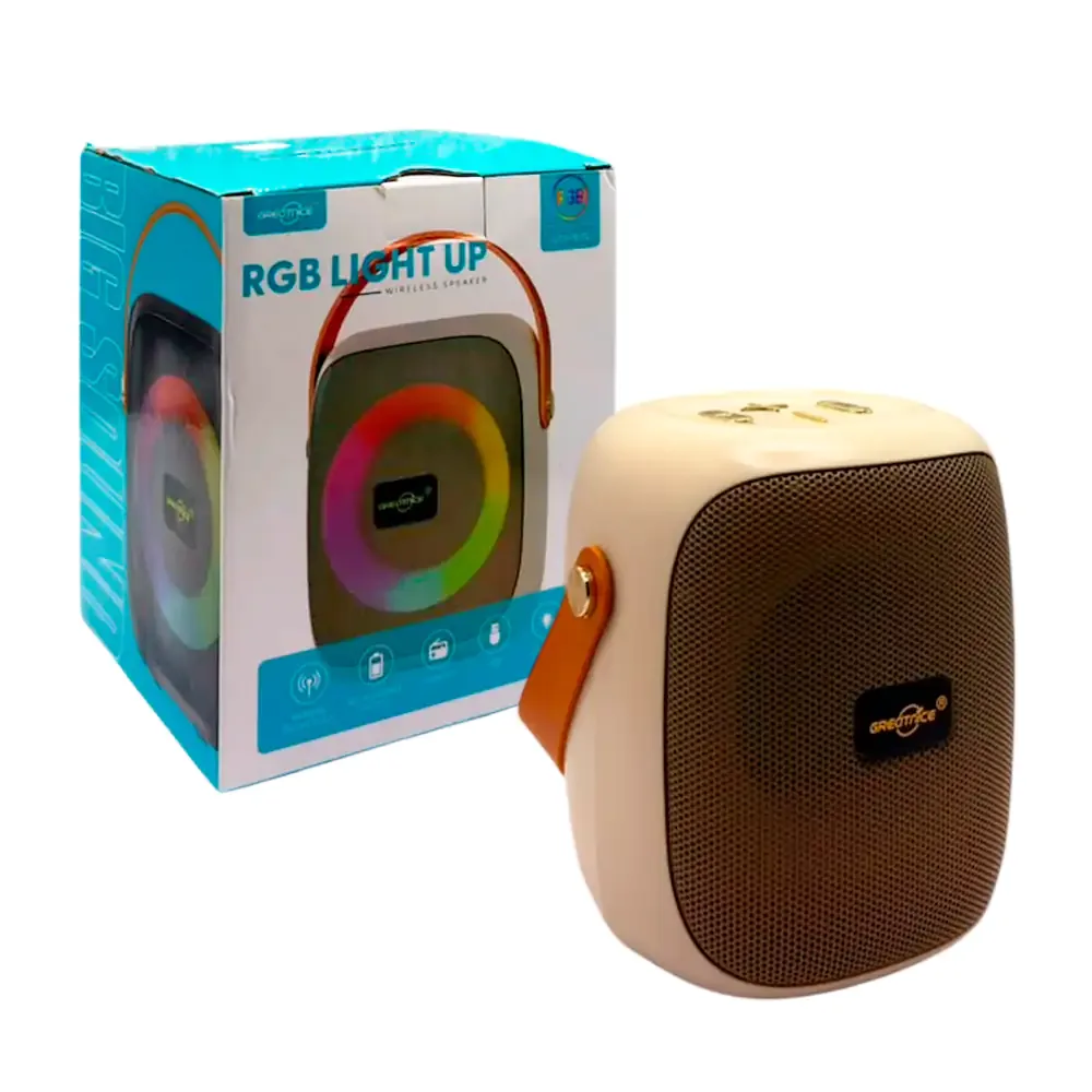 Bocina buytiti inalámbrica mediana con sonido 360 y entrada tipo c / gts-1679