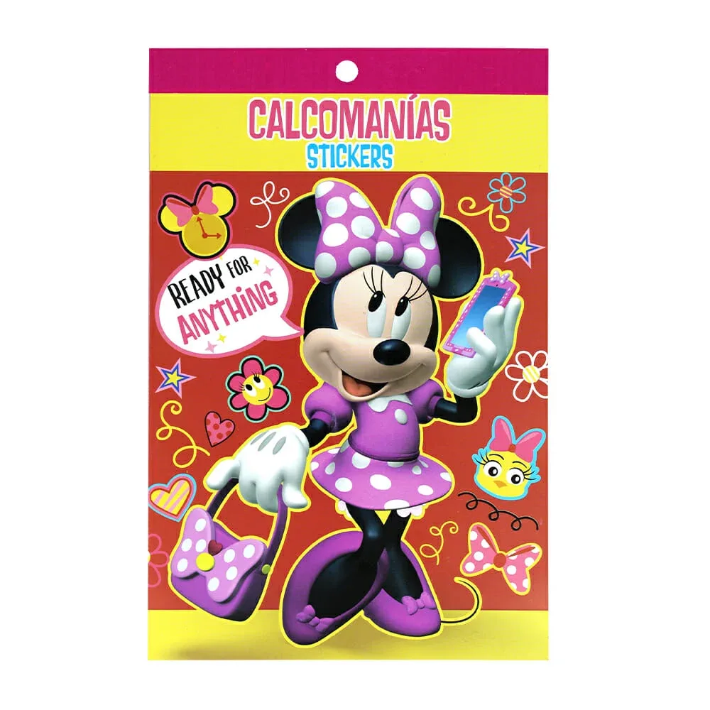 Block de stickers calcomanías granmark con diseño de minnie mouse / 152-699