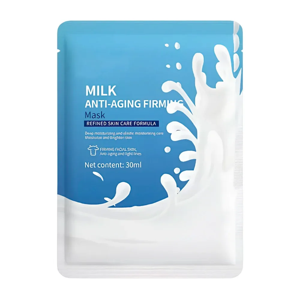 Mascarilla facial anti-arrugas bicaoyuan con extracto de leche, 30ml / a-006